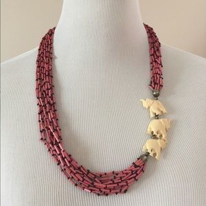 Vintage elephant necklace